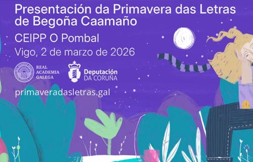 Imaxe Presentación da Primavera das Letras no CEIP O Pombal, Vigo (Pontevedra)