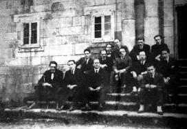 Asistentes á IV Asemblea das Irmandades da Fala (Monforte de Lemos, 1922)