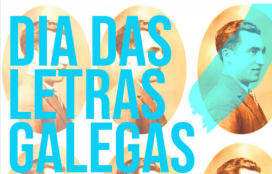 Cartel, díptico, marcapáxinas de Antonio Fraguas Fraguas