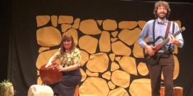 Xoán Curiel e Charo Pita en Canta, miña pedra, canta