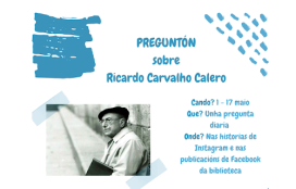 O Preguntón sobre Ricardo Carvalho Calero