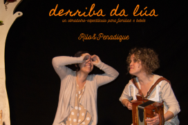 Derriba da Lúa. Detalle do cartel