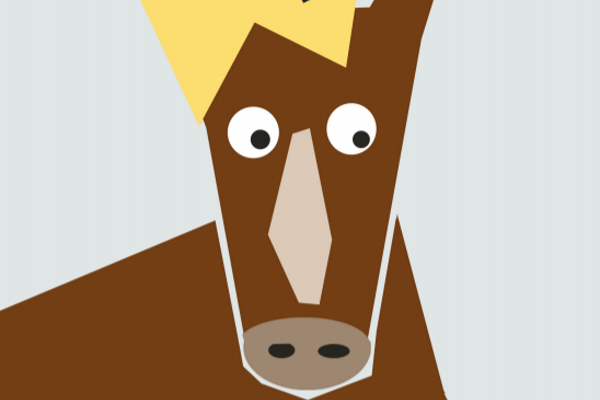 Un rei e outros animais. Detalle do cartel