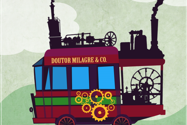 A tropa do Doutor Milagre. Detalle do cartel