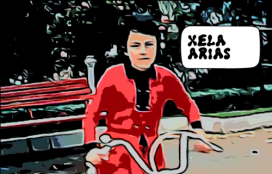 Banda deseñada a partir de fotografías con letras de Xela Arias