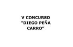 V Concurso de Humor Gráfico “Diego Peña Carro”