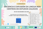 I Congreso Docencia e difusión da lingua nos Centros de Estudos Galegos
