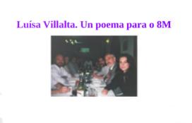 Unidade didáctica Luísa Villalta. Un poema para o 8 M.