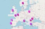 Mapa interactivo das músicas de Europa
