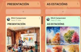 Entre flores e follas