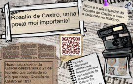 Póster dixital de Rosalía de Castro